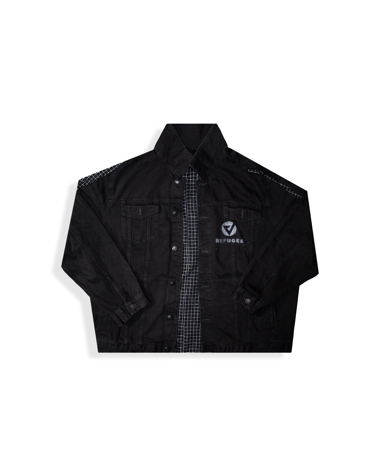 FACTORY DESTROYED DENIM JACKET