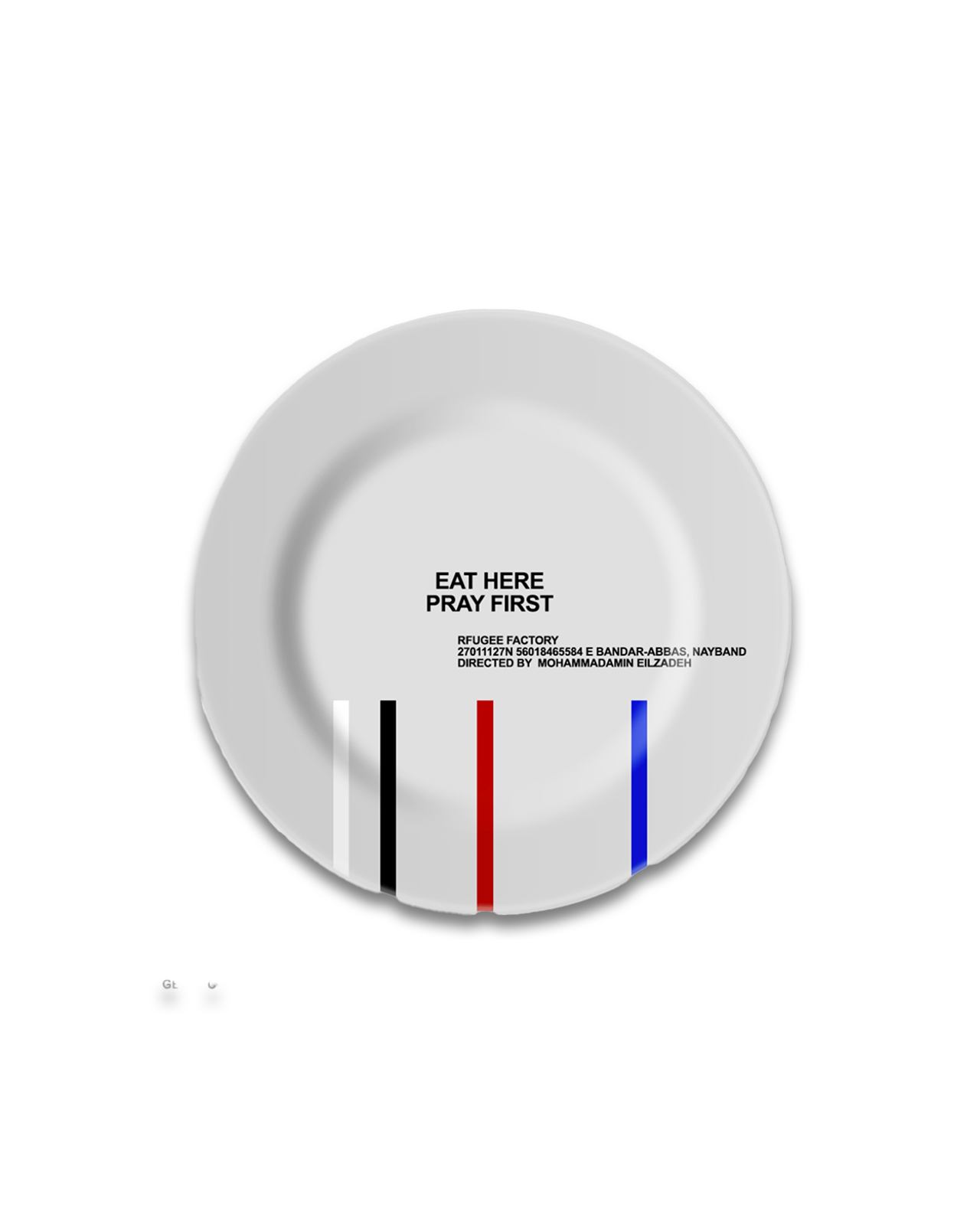 FACTORY PRAYER PLATE